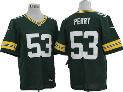 Nike Green Bay Packers 53 Perry Green 2012 Nike NFL Elite Jersey