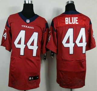 Nike Houston Texans #44 Alfred Blue Red Elite Jersey