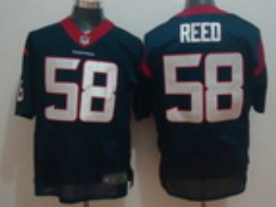 Nike Houston Texans 58 Brooks Reed Blue 2012 Nike NFL Elite Jersey