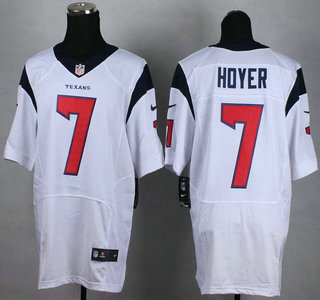 Nike Houston Texans #7 Brian Hoyer White Elite Jersey