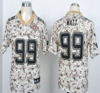Nike Houston Texans #99 J.J. Watt 2013 Camo Elite Jersey