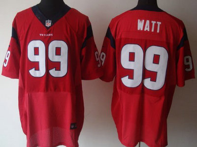 Nike Houston Texans 99 J.J. Watt Red 2012 Nike NFL Elite Jersey