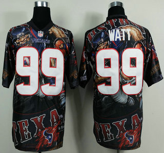 Nike Houston Texans #99 J.J. Watt 2014 Fanatic Fashion Elite Jersey