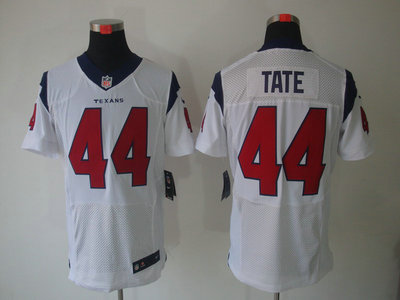 Nike Houston Texans 44 Ben Tate White 2012 Nike NFL Elite Jersey