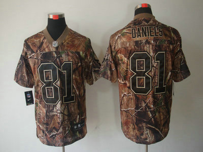Nike Houston Texans 81 Owen Daniels Camo Elite Jersey