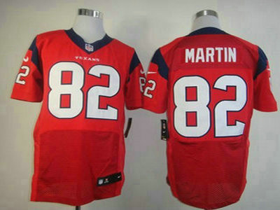 Nike Houston Texans 82 Keshawn Martin Red Elite Jersey
