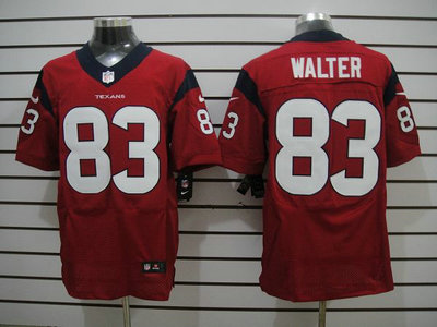 Nike Houston Texans 83 Kevin Walter Red Elite Jersey