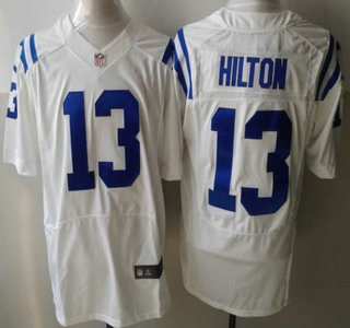 Nike Indianapolis Colts #13 T.Y. Hilton White Elite Jersey