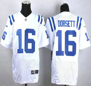 Nike Indianapolis Colts #16 Phillip Dorsett White Elite Jersey