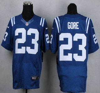 Nike Indianapolis Colts #23 Frank Gore Blue Elite Jersey