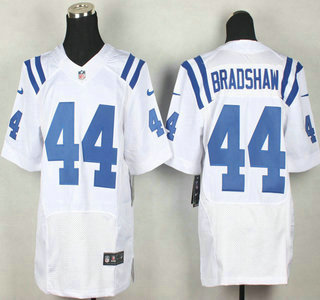 Nike Indianapolis Colts #44 Ahmad Bradshaw White Elite Jersey