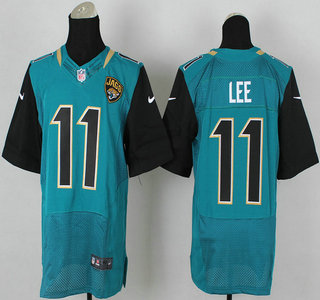 Nike Jacksonville Jaguars #11 Marqise Lee Teal Green Elite Jersey