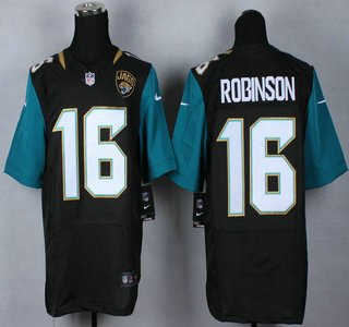 Nike Jacksonville Jaguars #16 Denard Robinson 2013 Black Elite Jersey