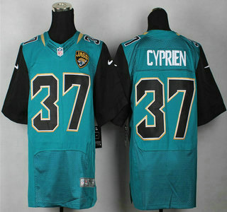 Nike Jacksonville Jaguars #37 Johnathan Cyprien Green Elite Jersey