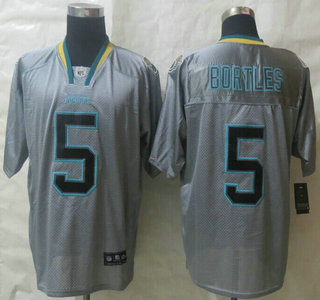 Nike Jacksonville Jaguars #5 Blake Bortles Lights Out Gray Elite Jersey