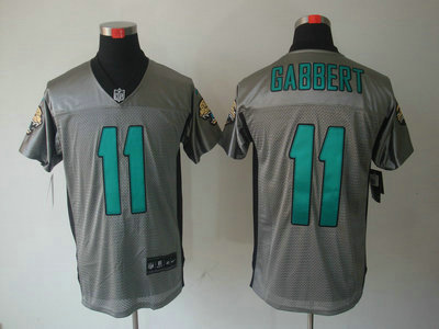 Nike Jacksonville Jaguars 11 Blaine Gabbert Gray Elite Jersey