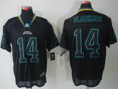 Nike Jacksonville Jaguars 14 Justin Blackmon Lights Out Black NFL Jerseys