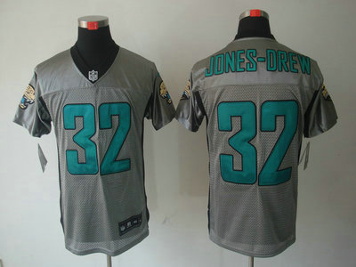 Nike Jacksonville Jaguars 32 Maurice Jones-Drew Gray Elite Jersey