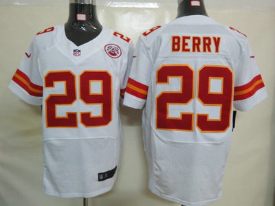 Nike Kansas City Chiefs 29 Eric Berry White 2012 Nike NFL Elite Jersey