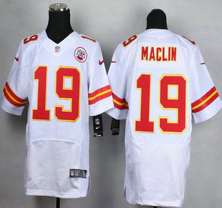 Nike Kansas City Chiefs #19 Jeremy Maclin White Elite Jersey