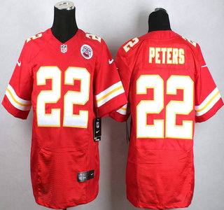 Nike Kansas City Chiefs #22 Marcus Peters Red Elite Jersey