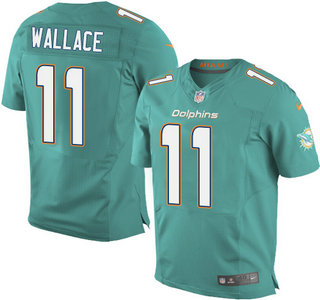 Nike Miami Dolphins #11 Mike Wallace Green 2013 Elite Jersey
