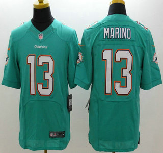 Nike Miami Dolphins #13 Dan Marino 2013 Green Elite Jersey
