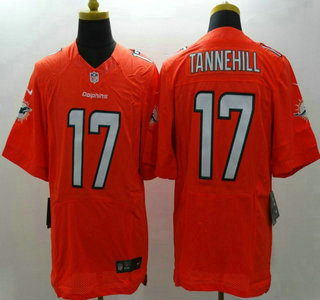 Nike Miami Dolphins #17 Ryan Tannehill 2013 Orange Elite Jersey