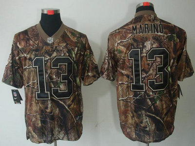 Nike Miami Dolphins 13 Dan Marino Camo 2012 Nike NFL Elite Jersey