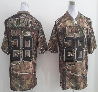 Nike Minnesota Vikings #28 Adrian Peterson Camo Elite Jersey