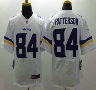 Nike Minnesota Vikings #84 Cordarrelle Patterson 2013 White Elite Jersey