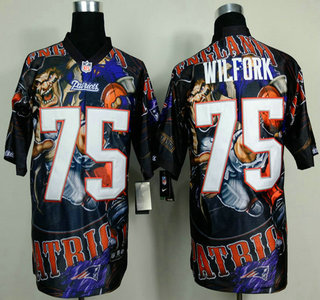 Nike New England Patriots #75 Vince Wilfork 2014 Fanatic Fashion Elite Jersey