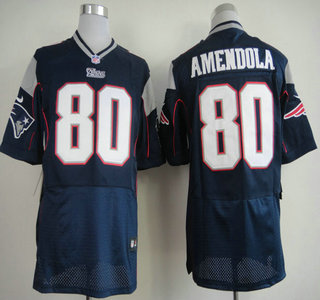 Nike New England Patriots #80 Danny Amendola Elite Blue Jersey
