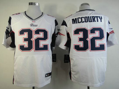 Nike New England Patriots 32 Devin Mccourty White Elite NFL Jersey