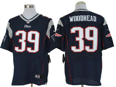 Nike New England Patriots 39 Danny Woodhead Blue 2012 Nike NFL Elite Jerseys
