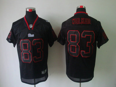 Nike New England Patriots 83 Wes Welker Lights Out Black 2012 Nike NFL Elite Jersey