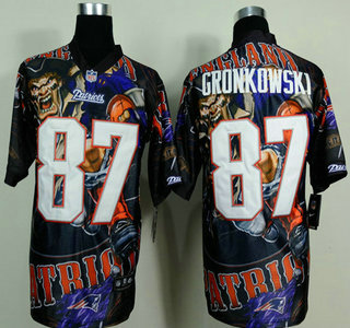 Nike New England patriots #87 Rob Gronkowski 2014 Fanatic Fashion Elite Jersey