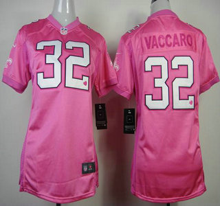 Nike New Orleans Saints #32 Kenny Vaccaro Pink Love Womens Jersey