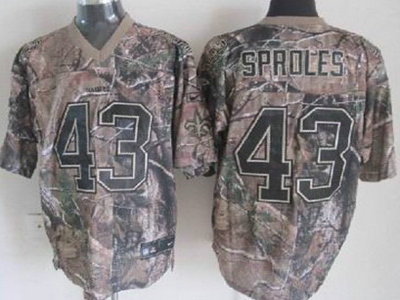 Nike New Orleans Saints 43 Darren Sproles Camo Elite Jersey