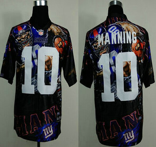 Nike New York Giants #10 Eli Manning 2014 Fanatic Fashion Elite Jersey