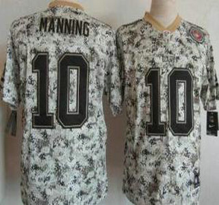Nike New York Giants #10 Eli Manning US.Mccuu 2013 Camo Elite Jersey