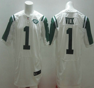 Nike New York Jets #1 Calvin Pryor White Elite Jersey