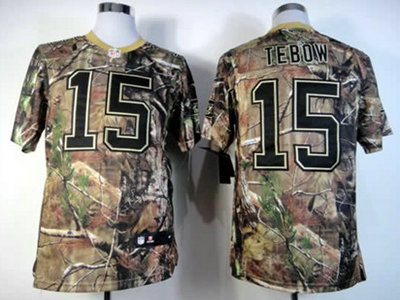 Nike New York Jets 15 Tim Tebow Camo Elite Jersey