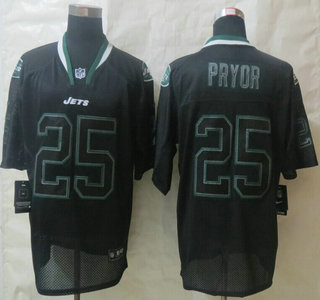 Nike New York Jets #25 Calvin Pryor Lights Out Black Elite Jersey