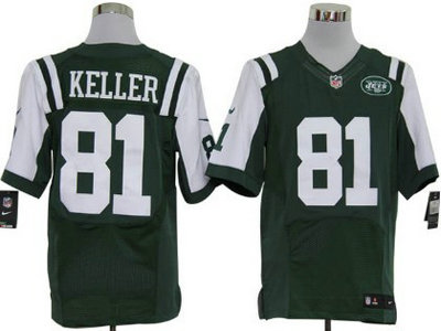 Nike New York Jets 81 Dustin Keller Green 2012 Nike NFL Elite Jersey