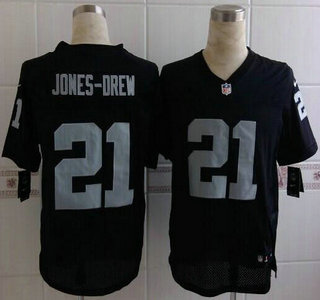 Nike Oakland Raiders #21 Maurice Jones-Drew Black Elite Jersey