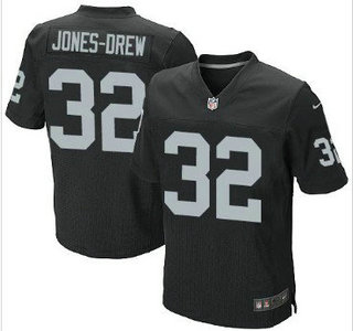 Nike Oakland Raiders #32 Maurice Jones-Drew Black Elite Jersey
