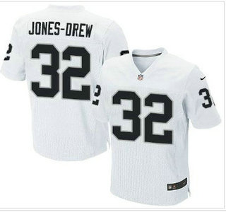 Nike Oakland Raiders #32 Maurice Jones-Drew White Elite Jersey