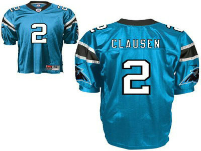 Carolina Panthers 2 Jimmy Clausen Blue 2012 Nike NFL Elite Jerseys 