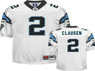 Carolina Panthers 2 Jimmy Clausen White 2012 Nike NFL Elite Jerseys 